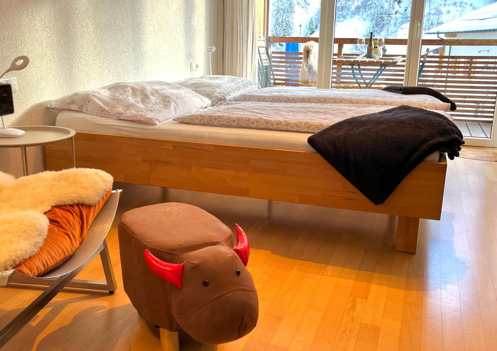 Sonniges Bergblick-Appartement 达米尔斯 外观 照片